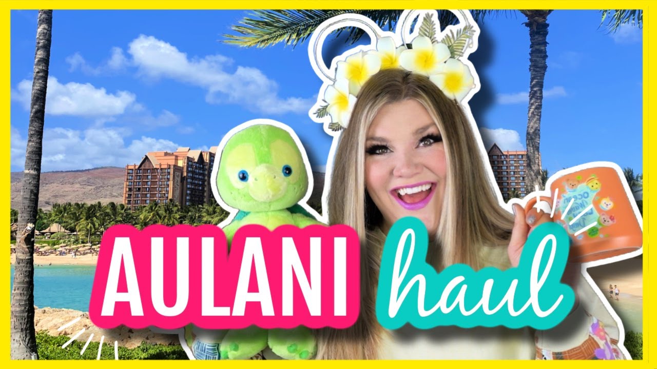 HUGE AULANI HAUL 💖🌴🌺 Disney's Aulani Hawaii Resort Trip Haul