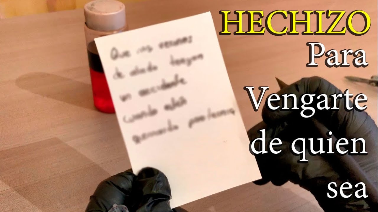 Hechizo de Venganza EFECTIVO con solo su nombre