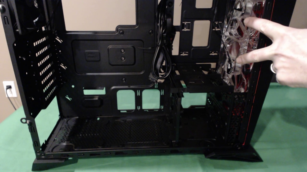Corsair Spec Alpha Red Black Case Unboxing