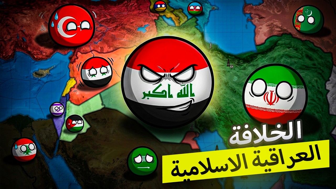 تاسيس الخلافة العراقية حـ1 | تحدي السيطرة علي العالم بدولة العراق HOI 4