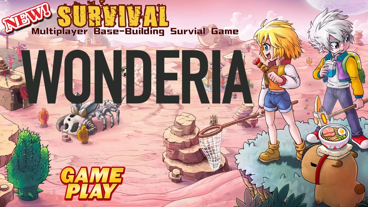 Wonderia ✅ Gameplay/Геймплей ✅ PC Steam Survival game/Выживалка в открытом мире ✅ Релиз не известен
