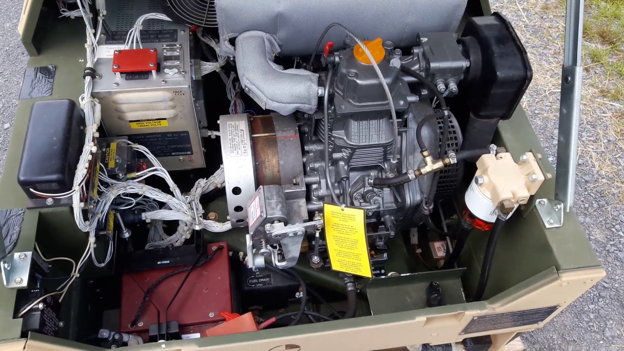 2004 MEP-831A 3kw Diesel Generator For Sale (Only 2hrs) ****SOLD****