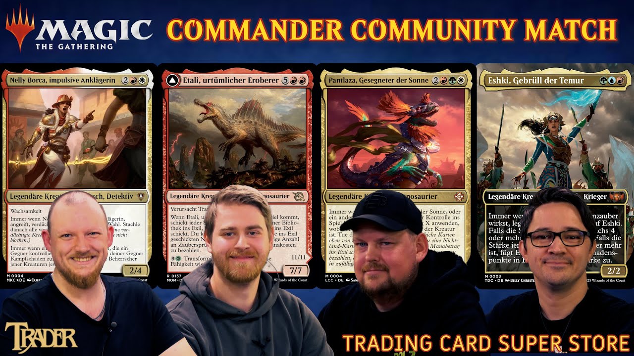 MTG Commander Gameplay 401 | Magic the Gathering deutsch | Trader Event Multiplayer Deck Match 2025
