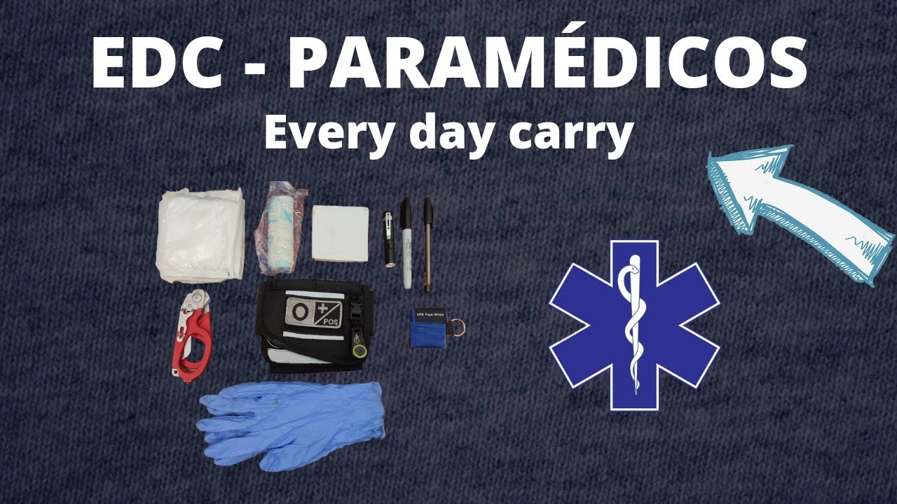 EDC paramédicos | ¿Qué es un EDC? | botiquín primeros auxilios