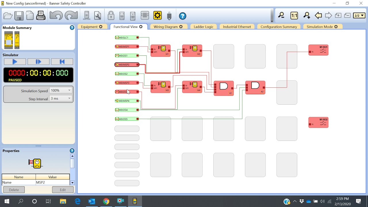 Banner Safety Controller Software demo for a Dual Robot Palletizer