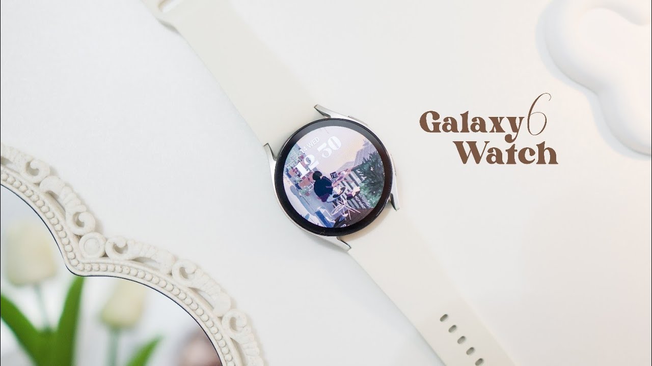 Samsung Galaxy Watch 6- Aesthetic Unboxing✨️🌼Gold | Customization, Features, sports , bands⌚️