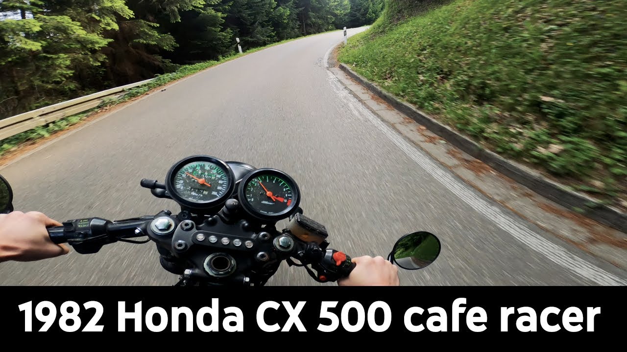 1982 Honda CX500 cafe racer POV drive in Germany 🇩🇪
