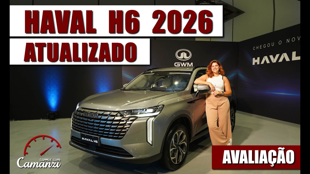 Haval H6 2026 Atualiza Motor, Conectividade e Design - AVALIAÇÃO - 4k