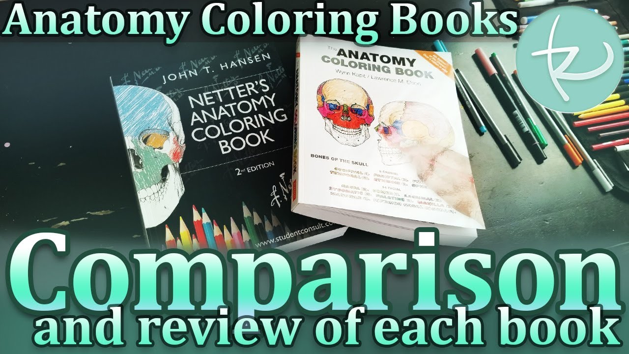 Coloring Book Review: Anatomy Coloring Books Comparison! Coloring Cells is Fun!