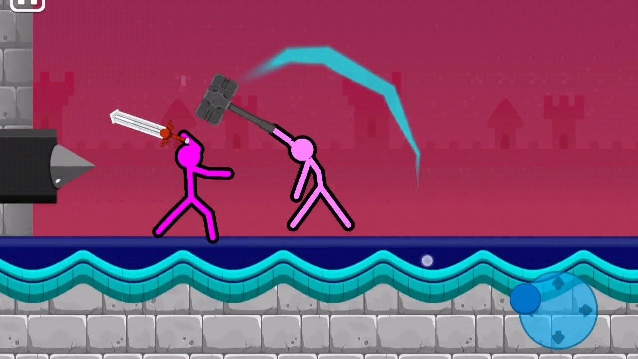 Mi enemigo me tiene tanto miedo que se deja perder jugando stickman battle pt 2