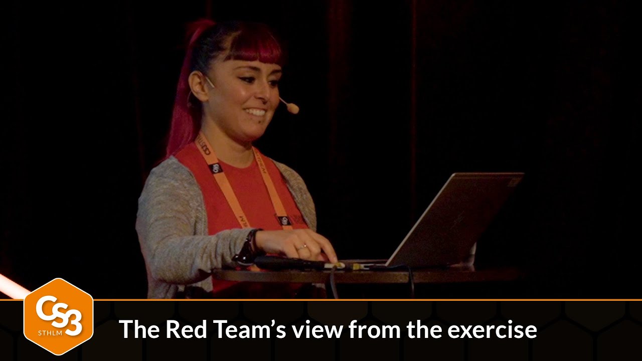 Sandra Bardón - The Red Team's view from the exercise