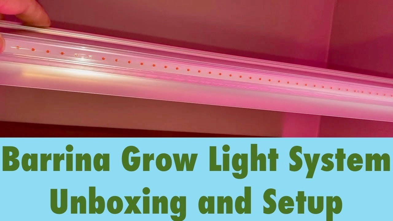 Barrina Grow Light System Unboxing and Setup