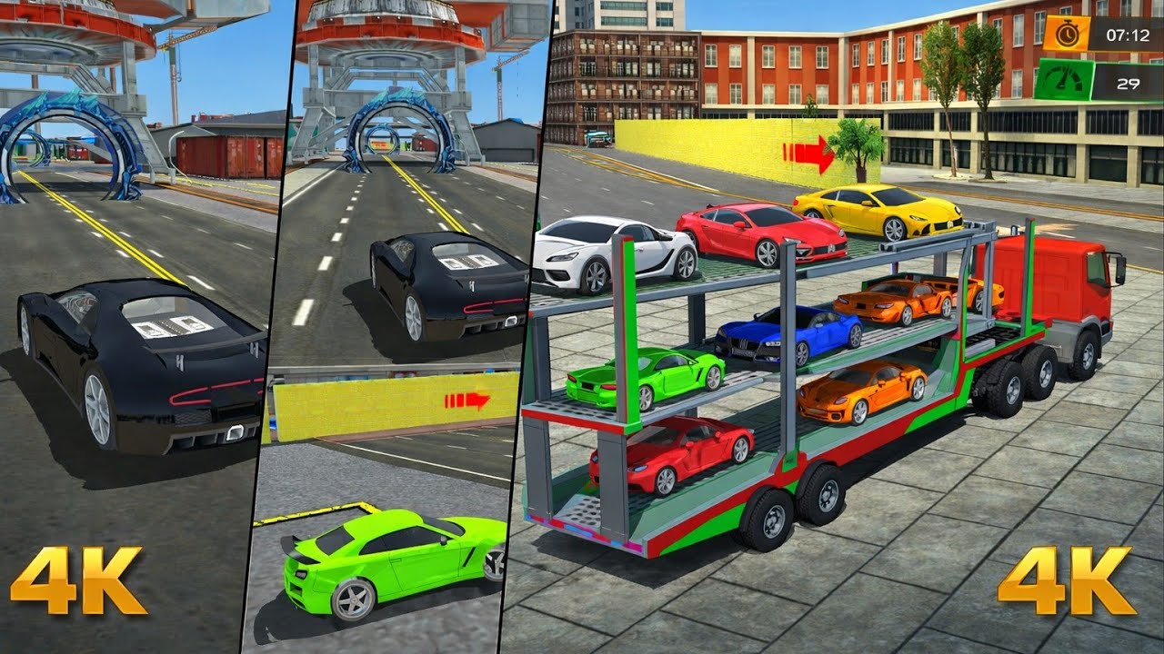 #Part2 TRANSPORTING ALL lembornini CARS WITH MAN CAR TRANSPORTERS! Farming Simulator 22
