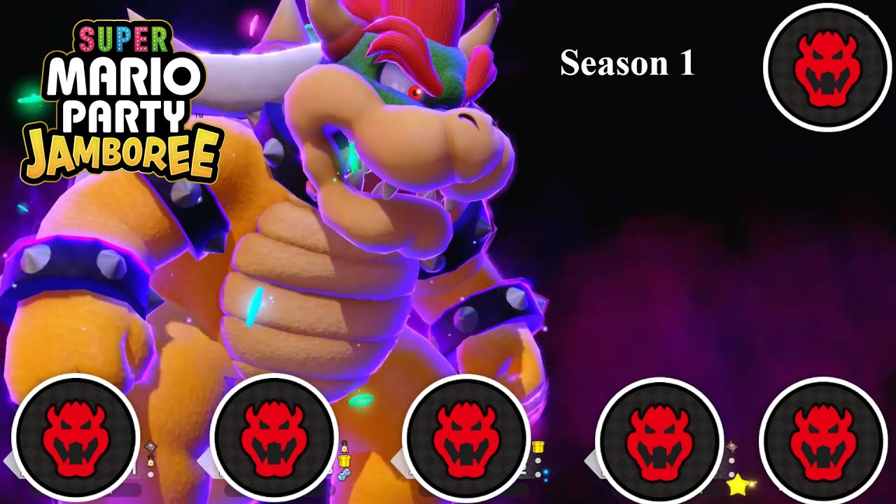 Super Mario Party Jamboree - Impostor Bowser Compilation (Season 1)