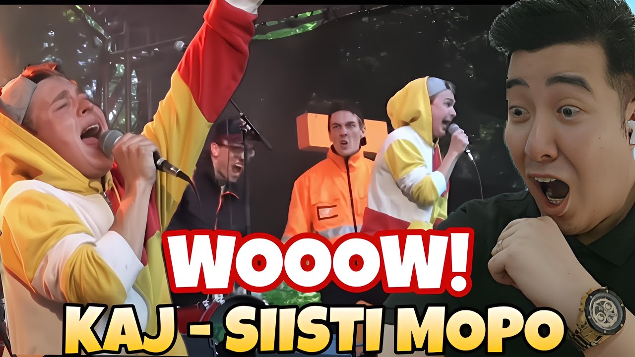 🇫🇮 KAJ - Siisti mopo (Live 2015) (English subtitles) |  REACTION