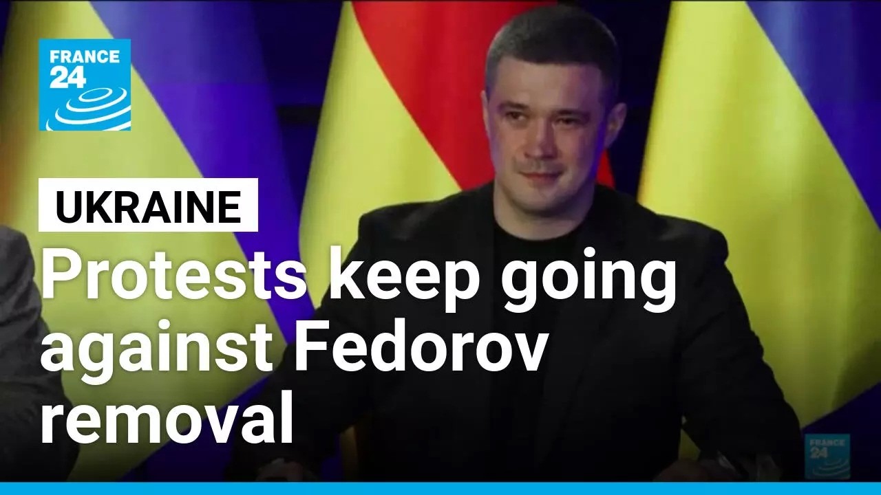 Ukraine: Thousands take to the streets to protest against Fedorov removal &bull; FRANCE 24 English