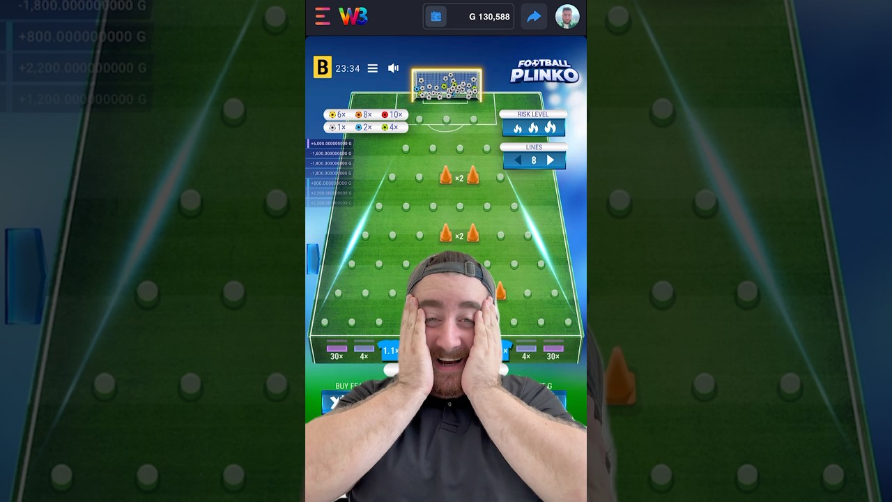 What happens when Plinko meets football?⚽️ Field, ball, goal and pure fun!