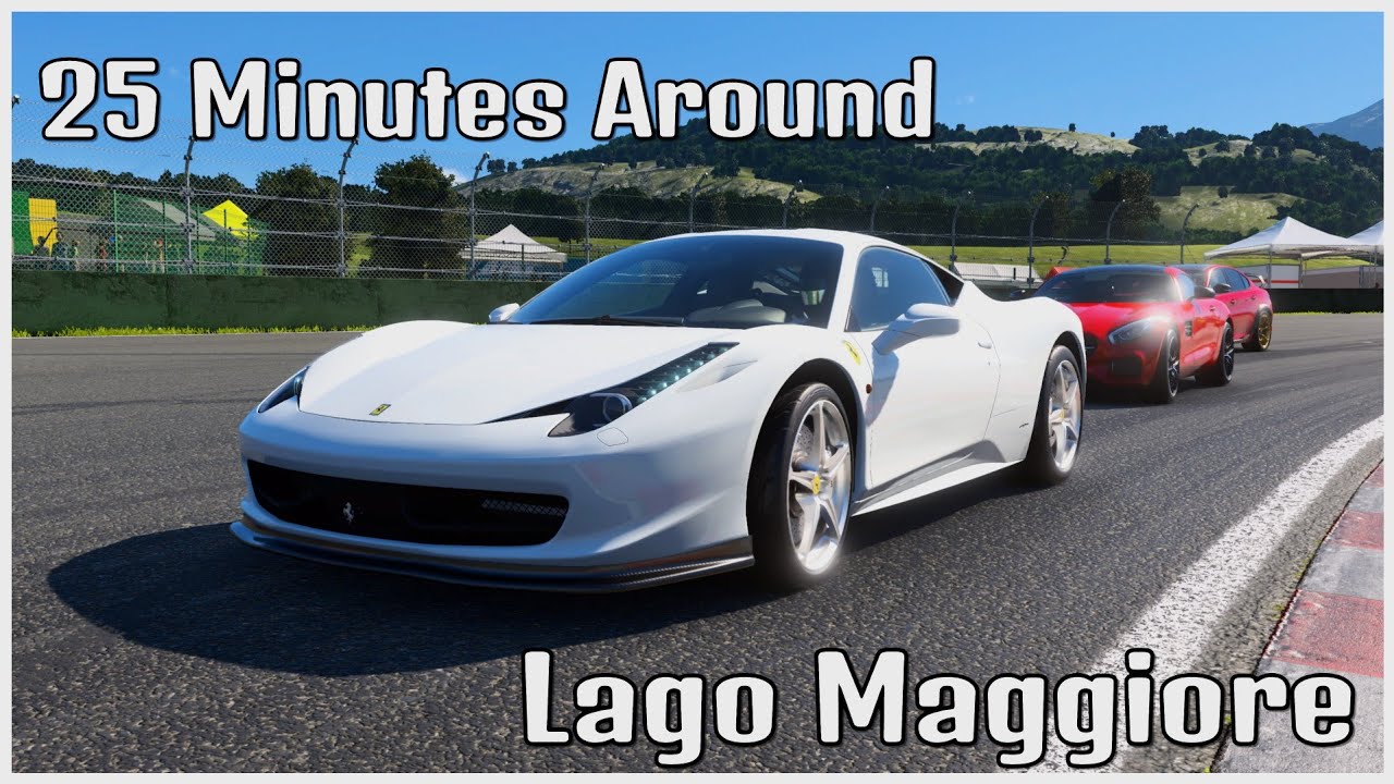 25 minutes around Lago Maggiore in a Ferrari 458 Italia