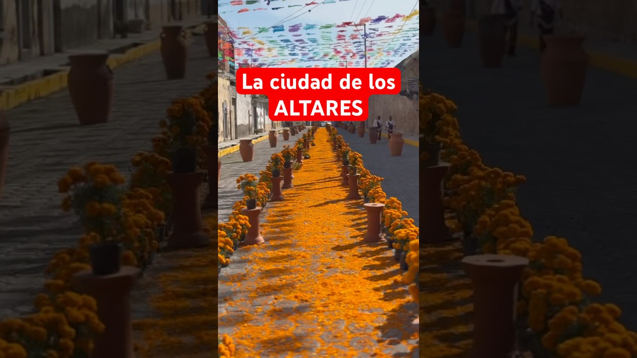 Visitamos las ofrendas MONUMENTALES de hasta 5 metros en Huaquechula #diademuertos #mexico #hojaldra
