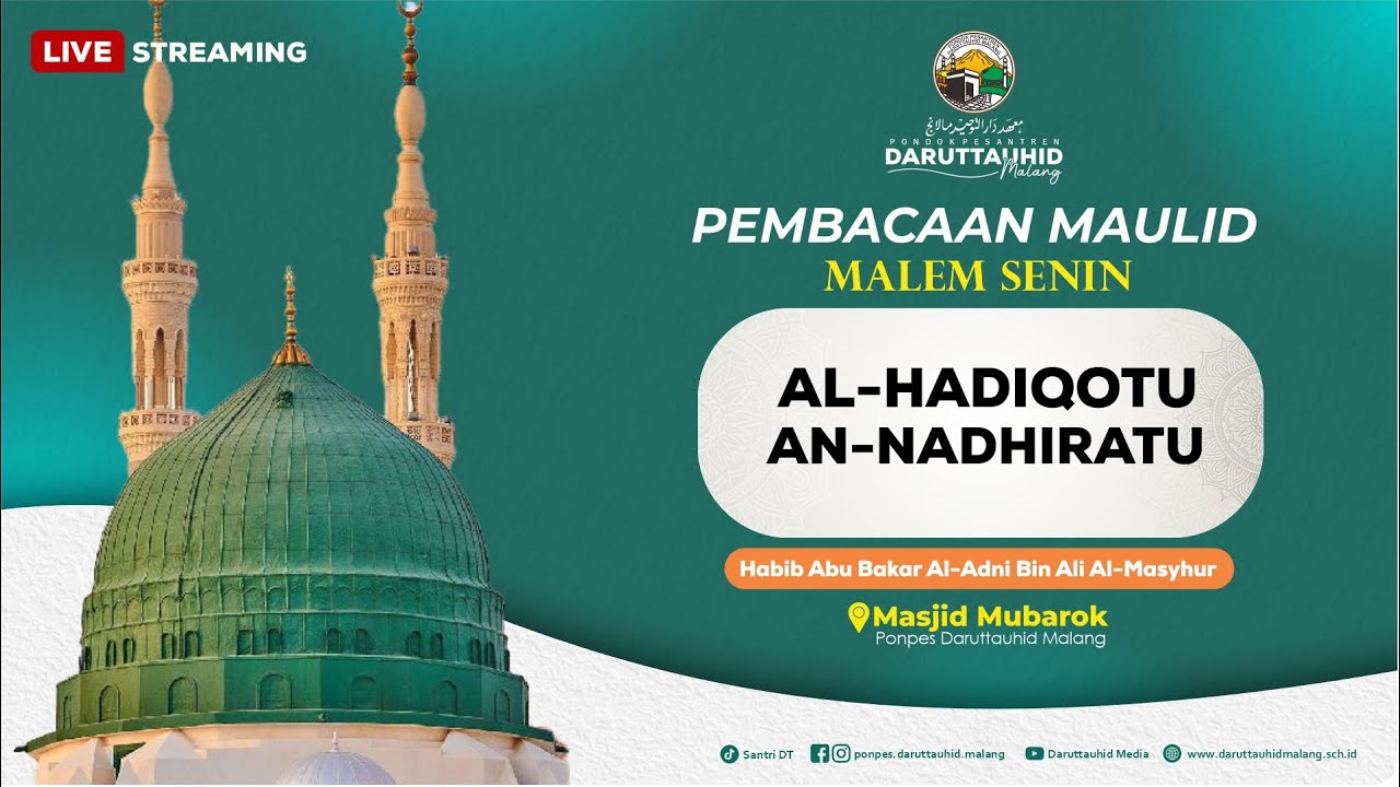 🔴LIVE... maulid nabi Muhammad SAW ( Al-Hadiqotu An-Nadhiratu ), 01/02/2026