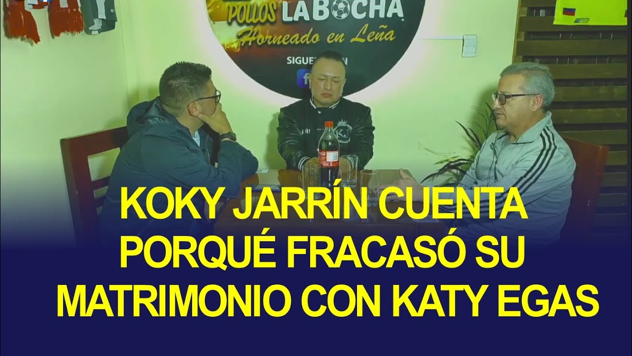 Koky Jarrín cuenta porqué fracasó su matrimonio con Katty Egas, hasta lo metió preso