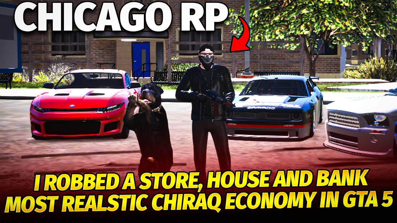 I Robbed A Store, House and bank In THE MOST REALSTIC CHIRAQ ECONOMY In GTA 5 Chicago RP