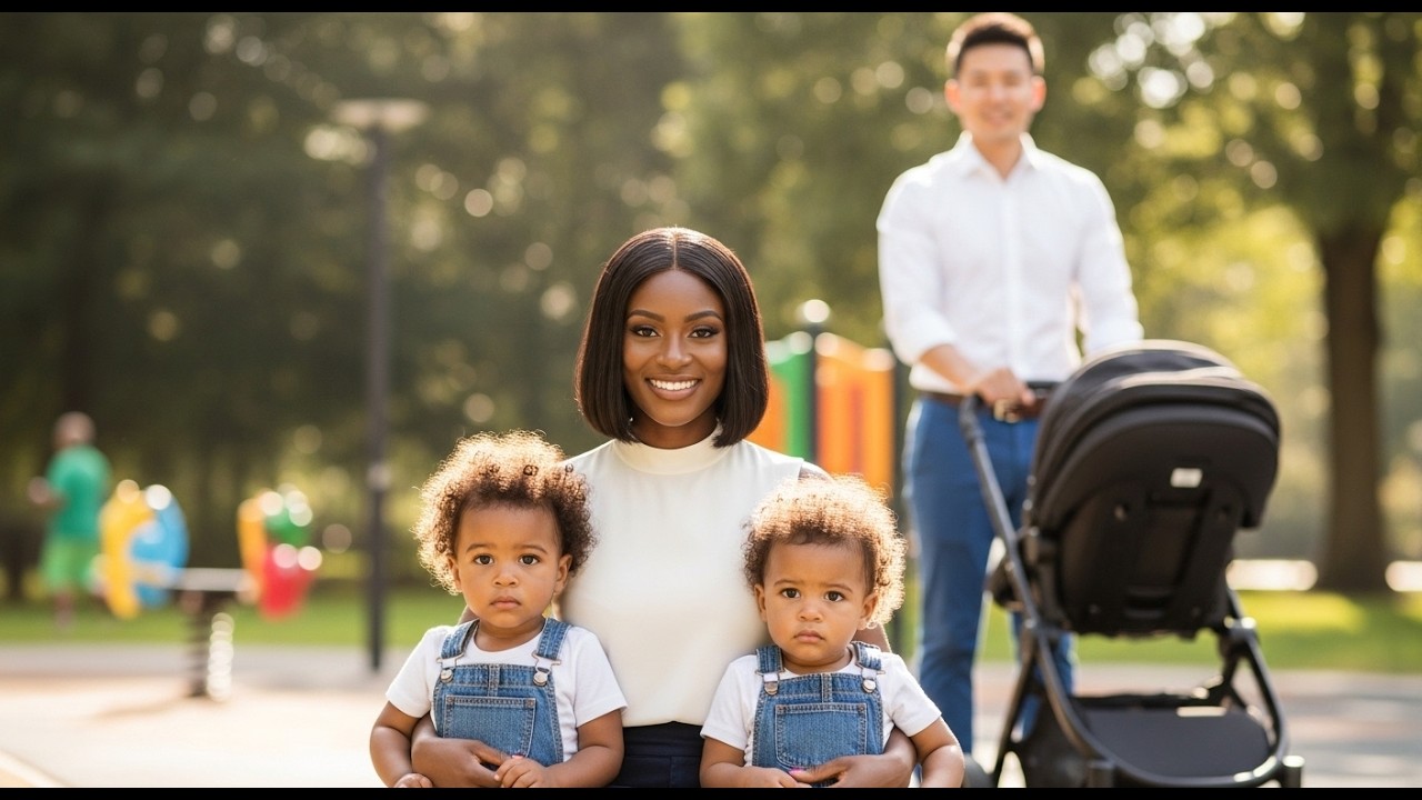 556. Korean Mafia Boss Walks in the Park With His Fiancée - Then He Sees His Black Ex With Twins...