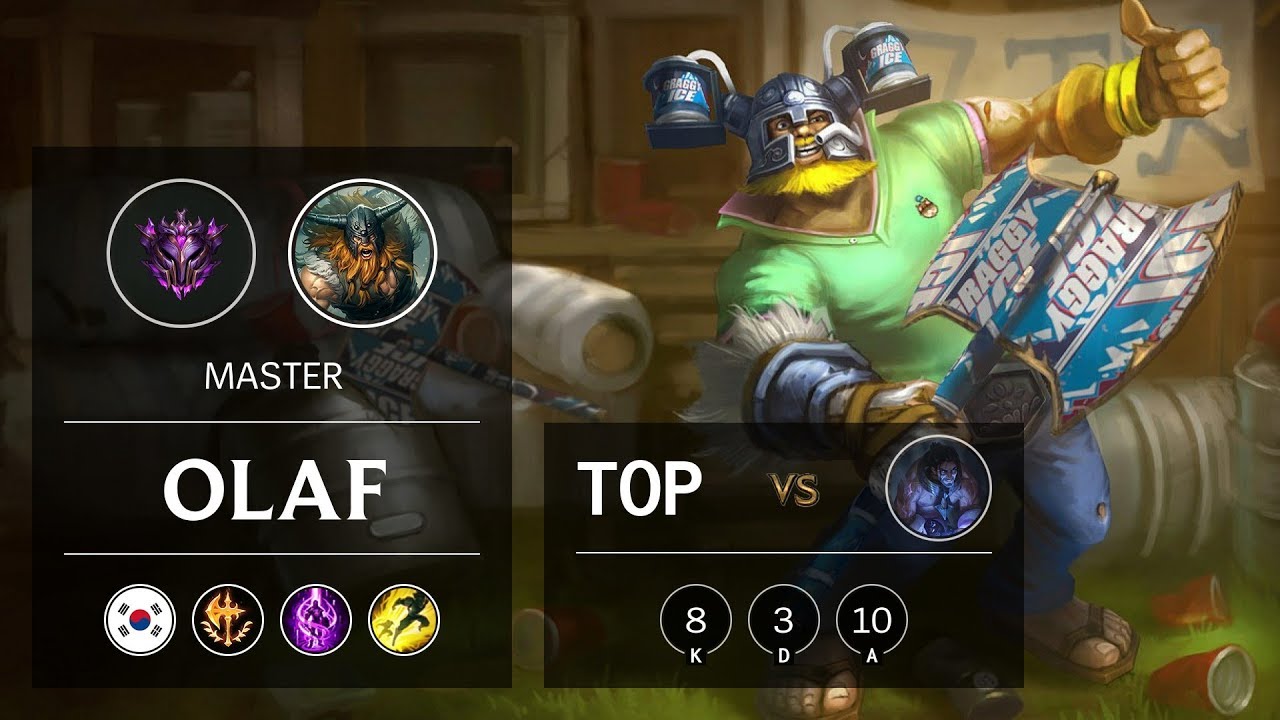 Olaf Top vs Sylas - KR Master Patch 9.11