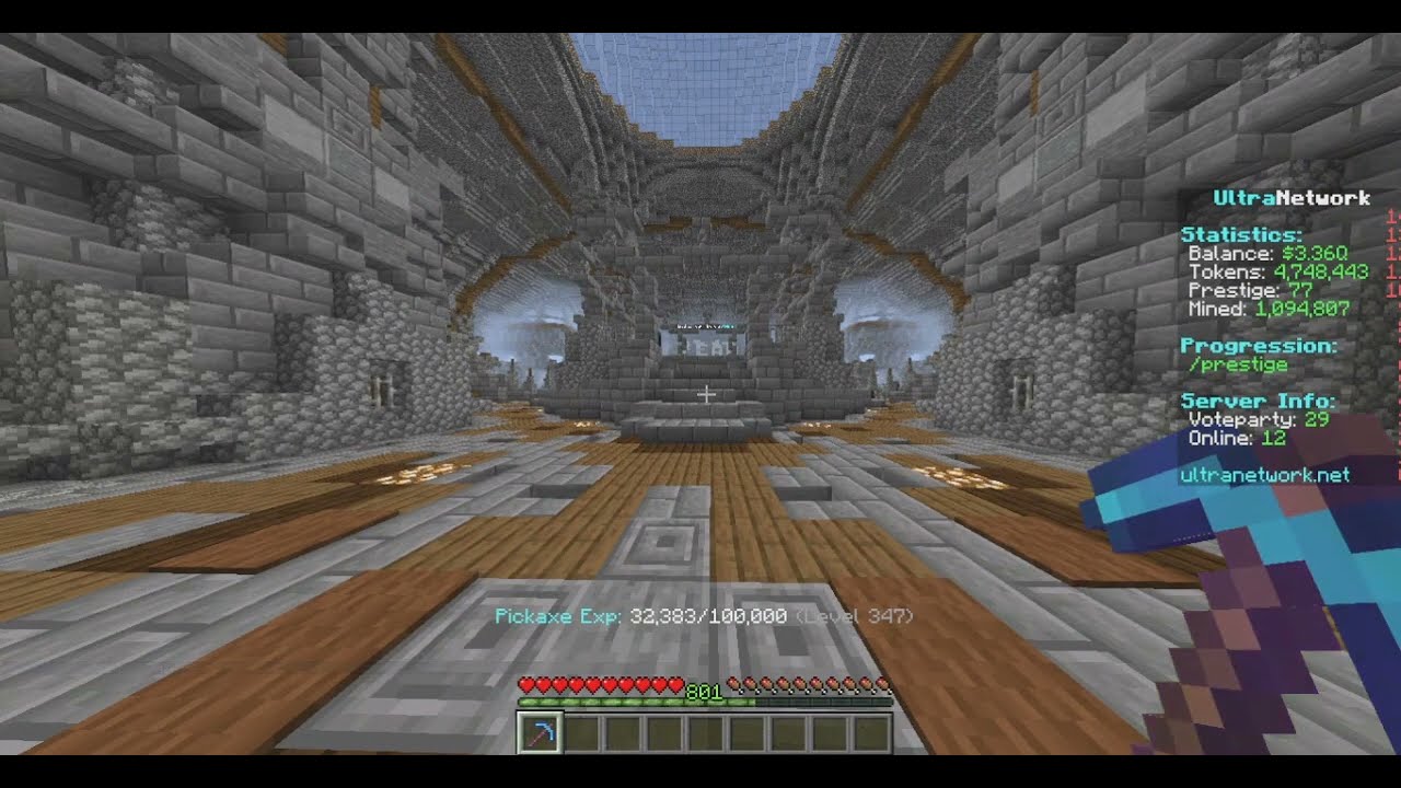 Minecraft - Ultra Network OP Prison server Revisit (Cracked 1.8 - 1.20)