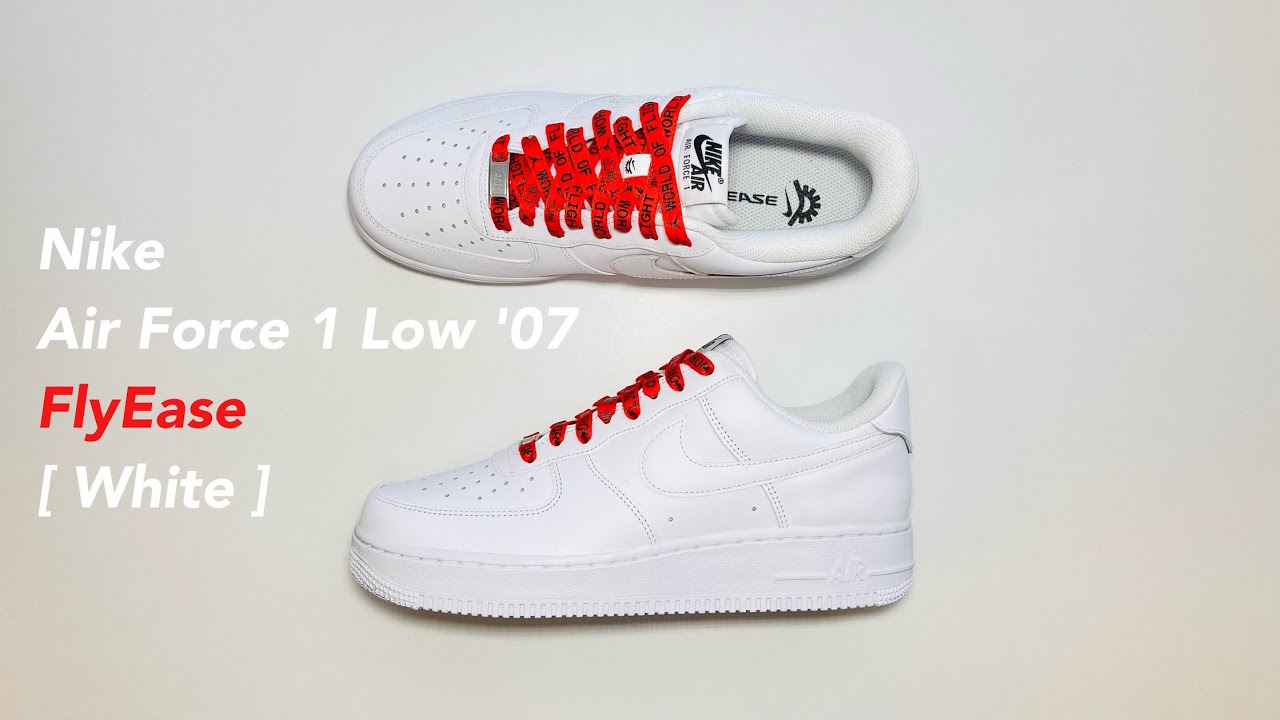 Nike Air Force 1 Low '07 FlyEase [ White ] Review