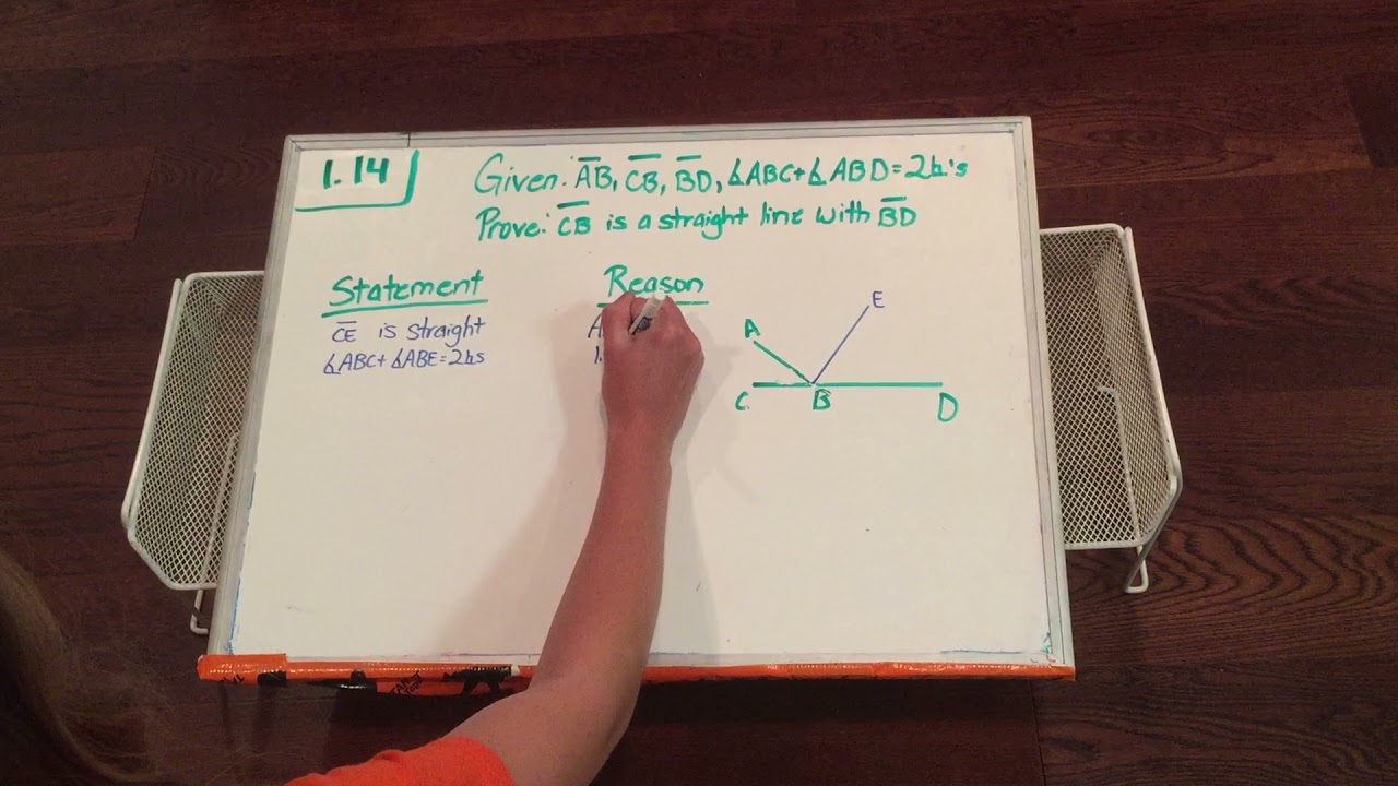 Euclid’s Elements Book 1 Proposition 14