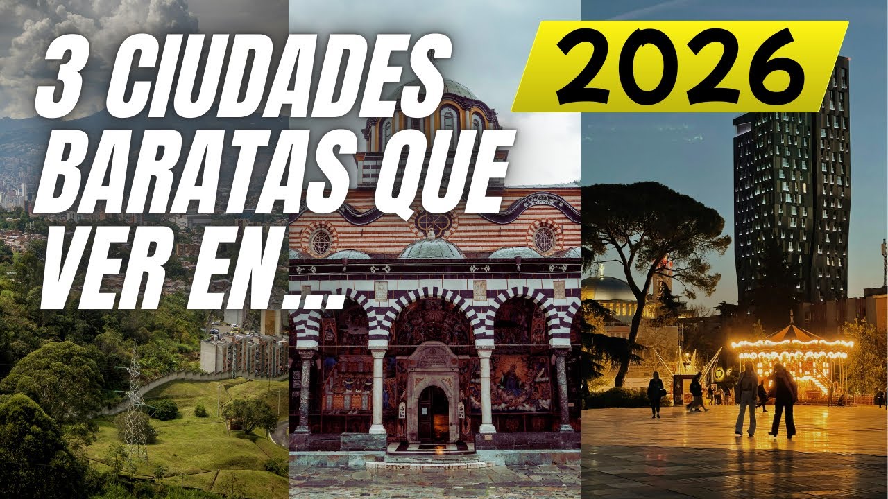 3 Ciudades BARATAS para visitar en 2026 #viajarbarato #viajes2026  #ciudadesbaratas #budgettravel