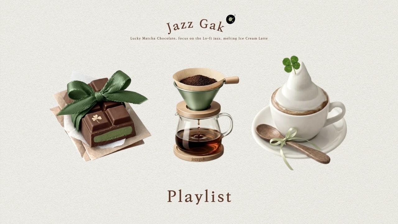 𝐏𝐥𝐚𝐲𝐥𝐢𝐬𝐭 🎧 싱그러운 초록빛 행운, 너에게만 닿기를 🍀 Lucky Lo-fi Jazz｜집중·카페·휴식 BGM