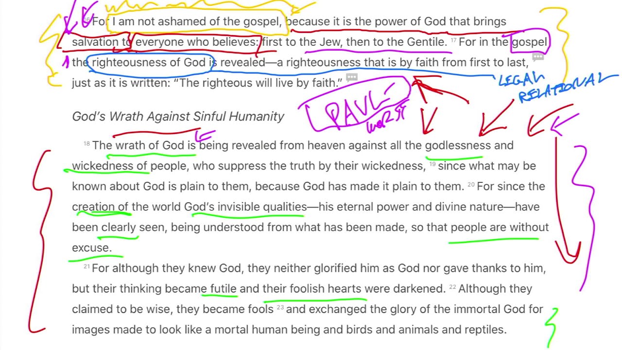 The Bible Breakdown #3 | Romans 1:16-32