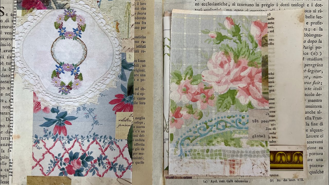 Craft with me | making hinged journal pages with a pocket | like the horse one previously shown