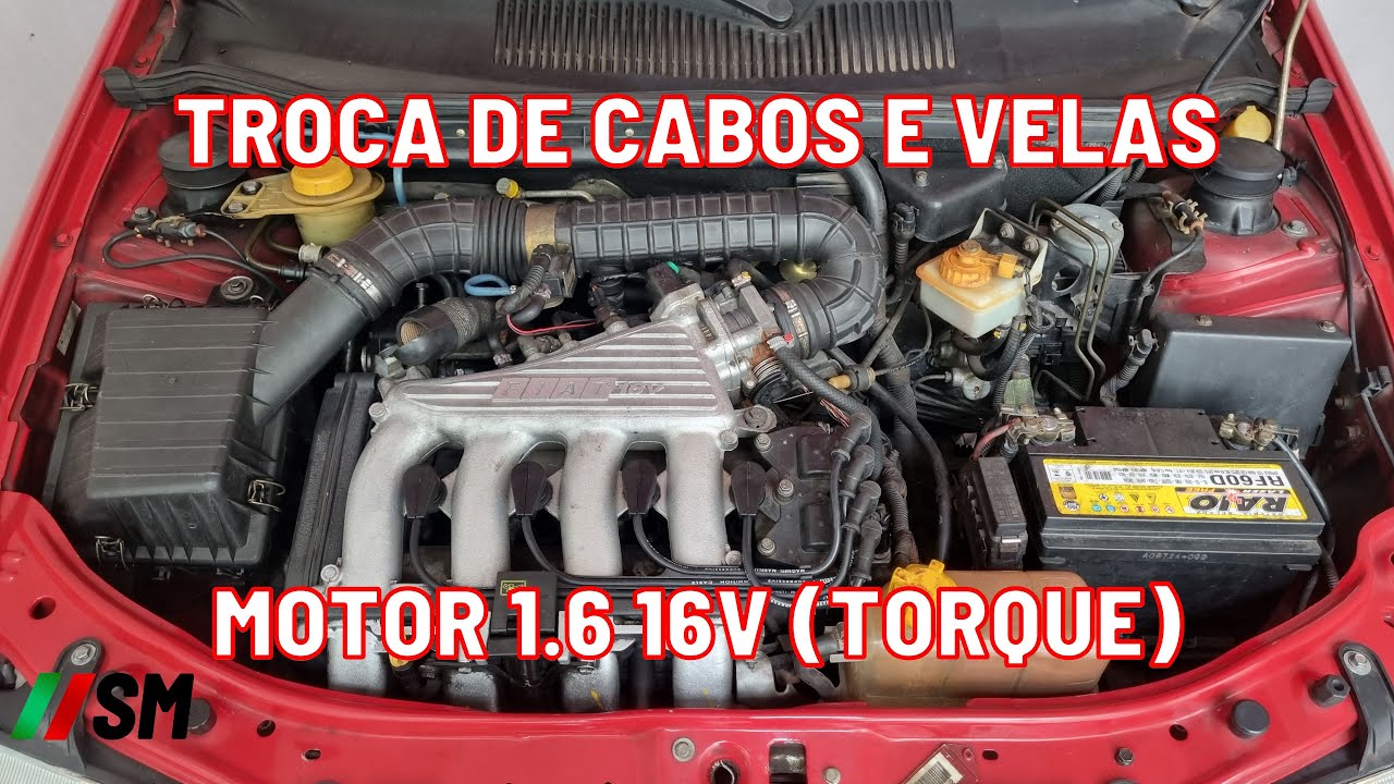 Troca de Cabos e Velas - Palio Weekend 1998 com Motor 1.6 16V (Siena, Marea, Brava e Strada)