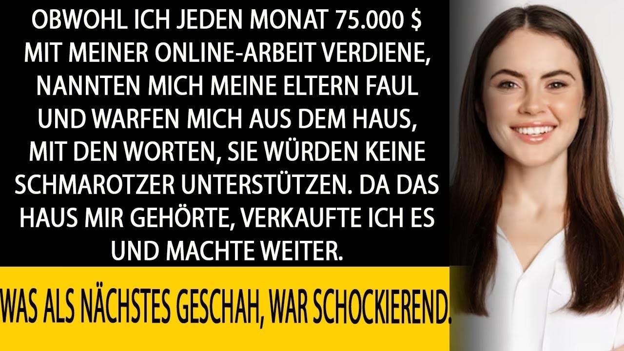 Trotz 75 000 $ Monatsverdienst warf Familie mich raus als „Schmarotzer“ — doch es folgte Rache