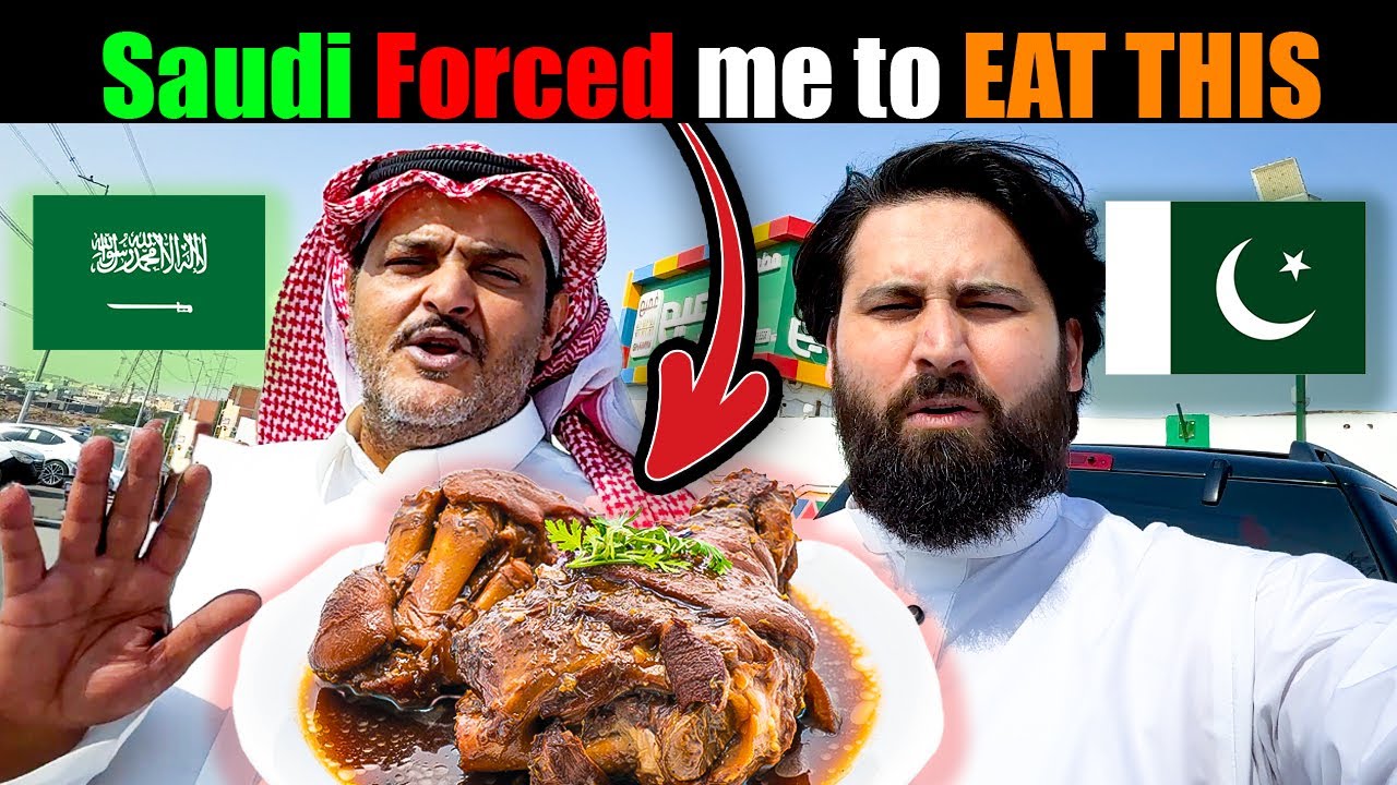 🇸🇦 My Saudi Friend Took Me to the Best Mandi Spot in the Desert! Traditional Saudi style food review
