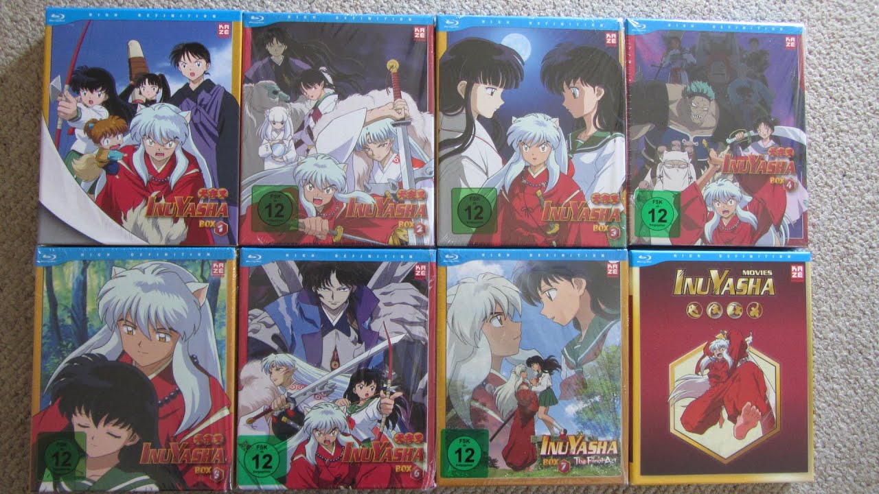 Inuyasha Komplettes Blu Ray Set Unboxing