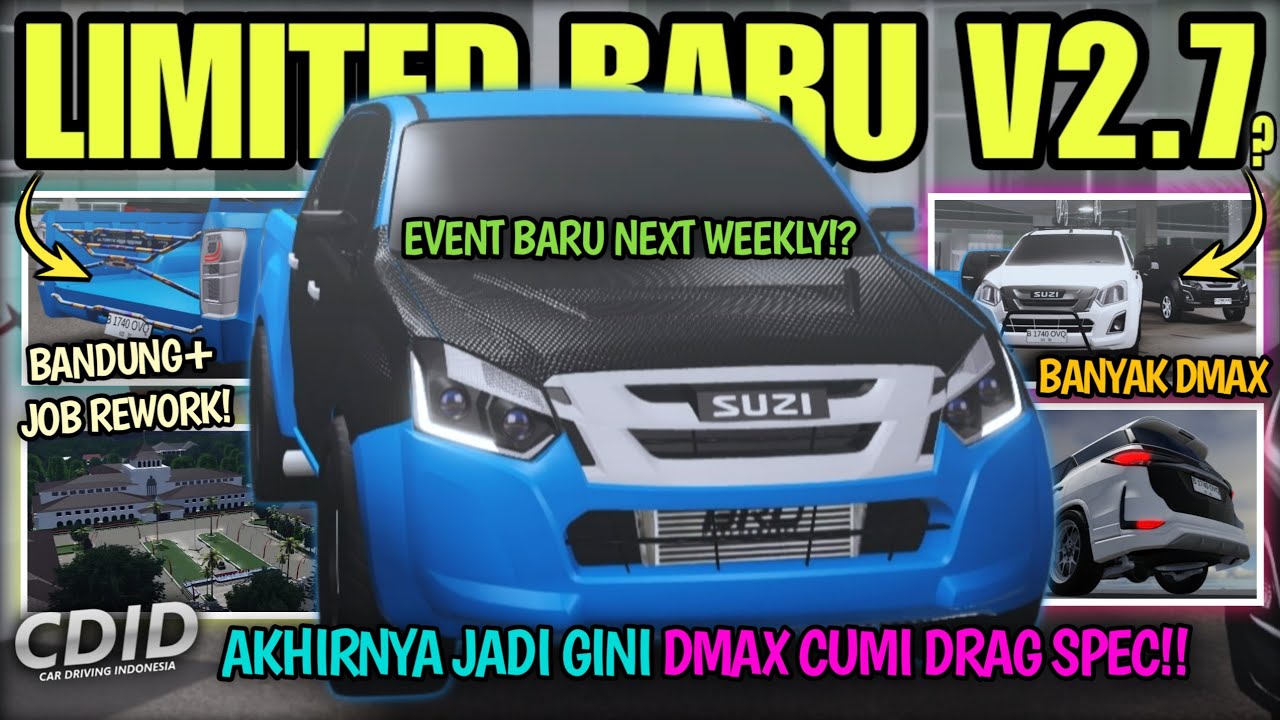 NEW LIMITED INFO D-MAX DRAG, LEGENDER TUNED REWORK WILL BE WEEKLY/UPDATE V2.7 | CDID Roblox Part 17