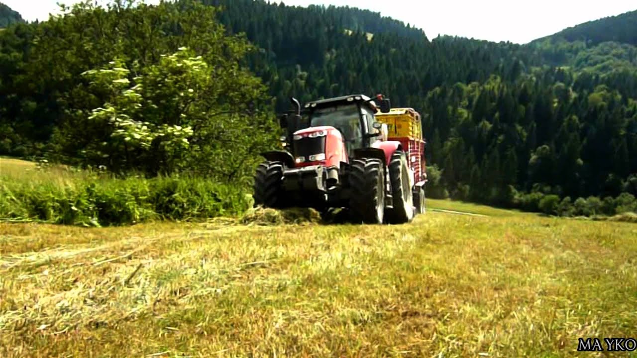 *Senáž 2014* Massey Ferguson,Landini 135/180 & Manitou 