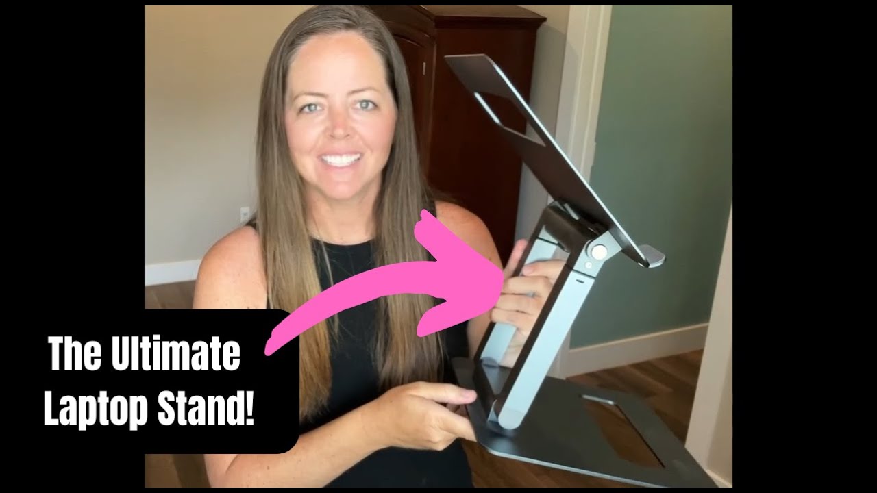How to use this Tounee Adjustable Laptop Stand! Durable and Adjustable!