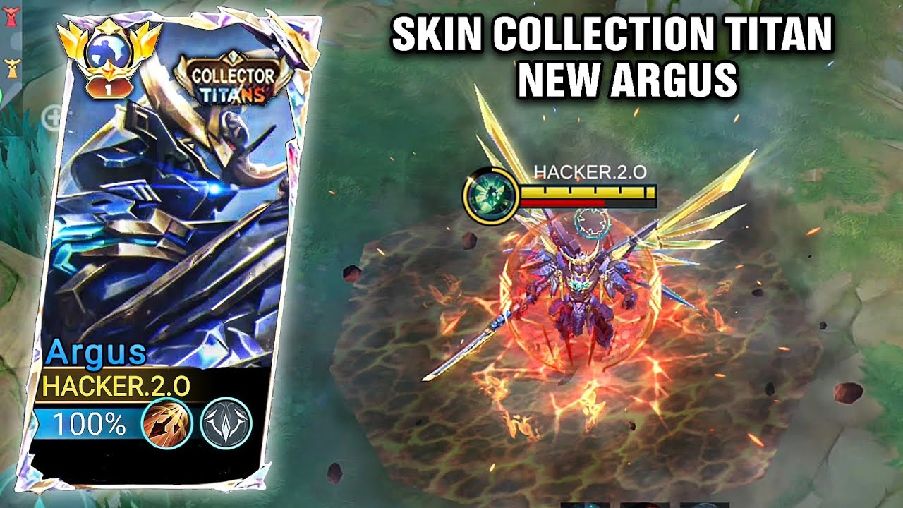 NEW ARGUS COLLECTION TITAN SKIN‼️GAMEPLAY