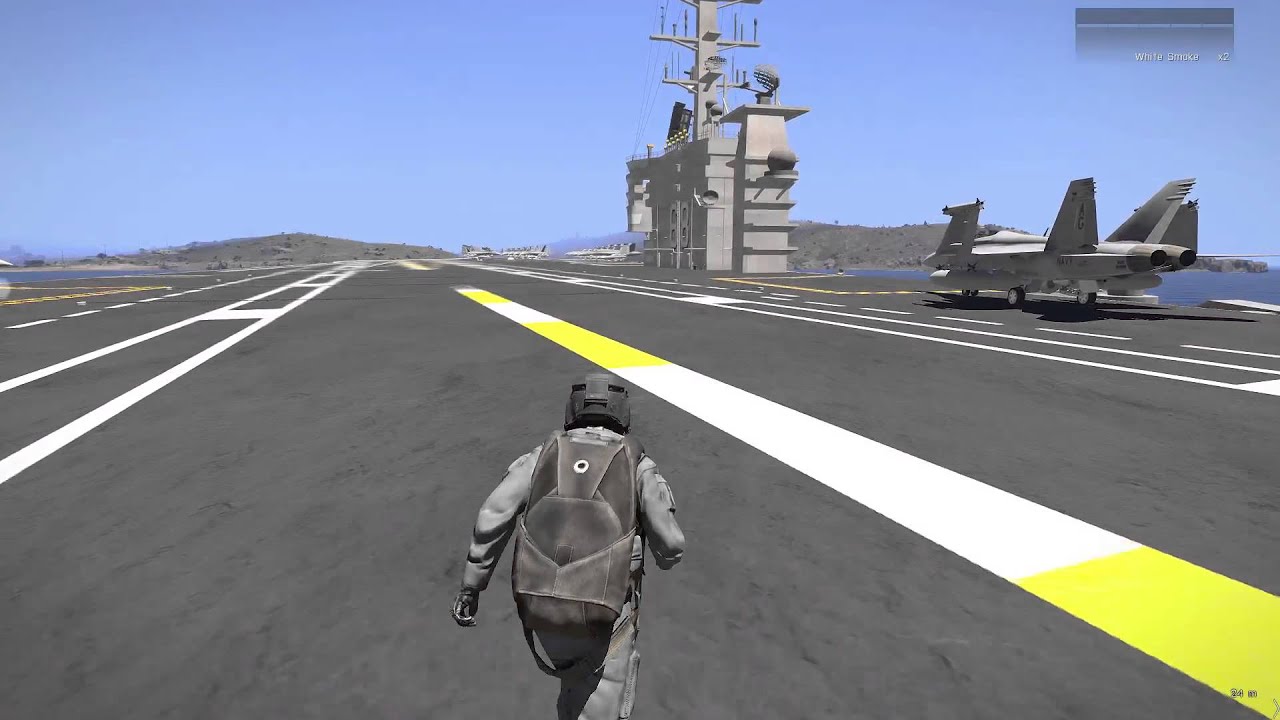 Arma 3 ALiVE Nimitz F/A-18 CSE CBA RHS Escalation Pt.1