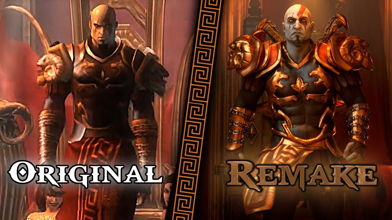I remade the God of War 2 Menu Screen with Modern Graphics In Blender