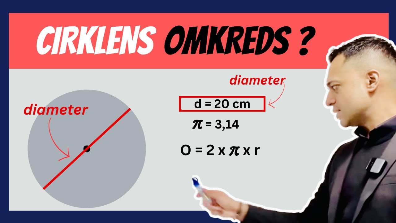 OMKREDS af en Cirkel ⭕️ ? - Geometri (Matematik folkeskolen)