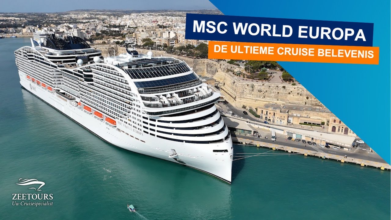 MSC World Europa: de ultieme cruise belevenis in de Middellandse Zee