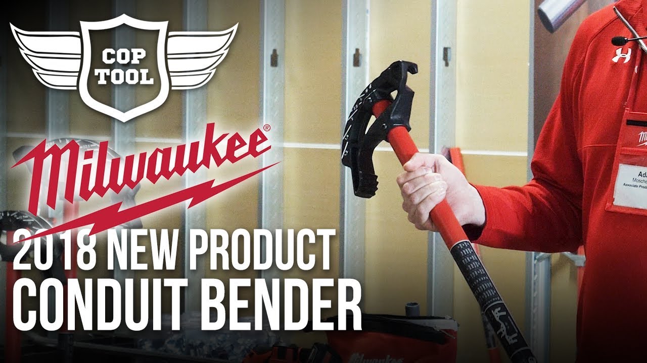 Milwaukee Electrician Conduit Benders 5 New Sizes - NPS18 Presentation