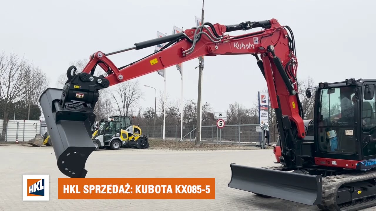 Koparka gąsienicowa Kubota KX085-5
