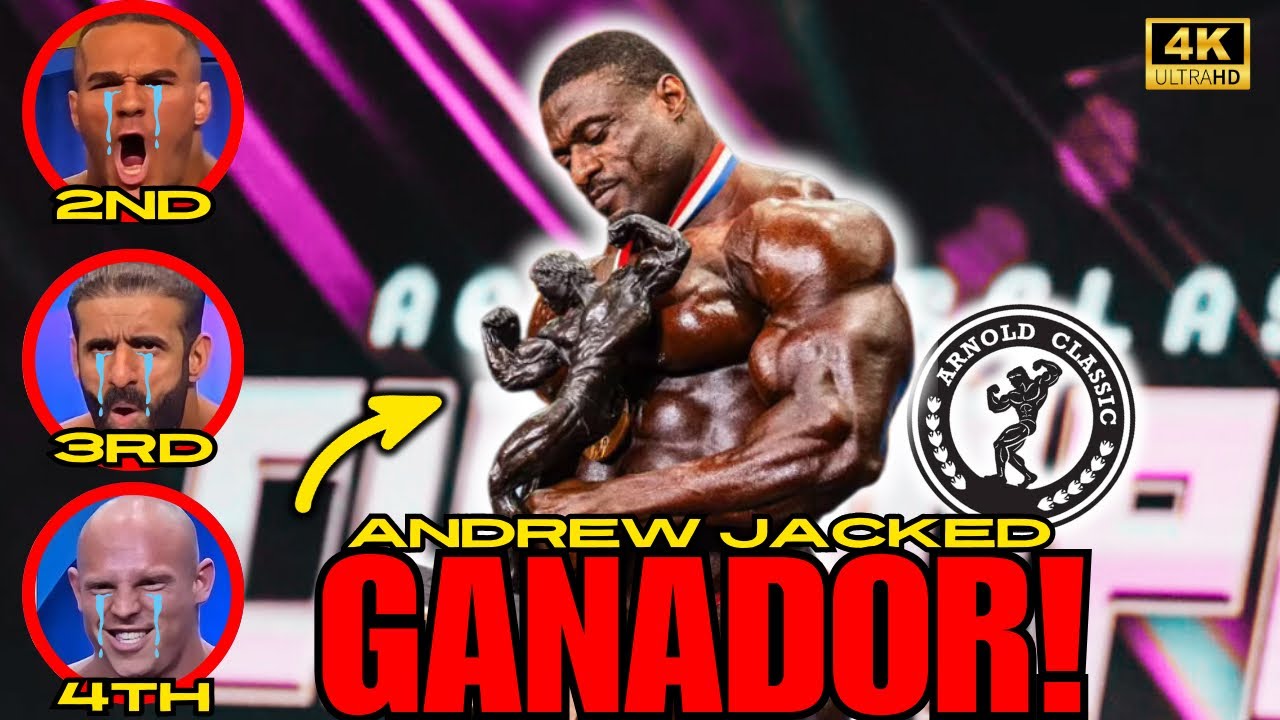 Andrew Jacked GANADOR Arnold Classic 2026‼️ RESULTADOS Open Bodybuilding 🔥